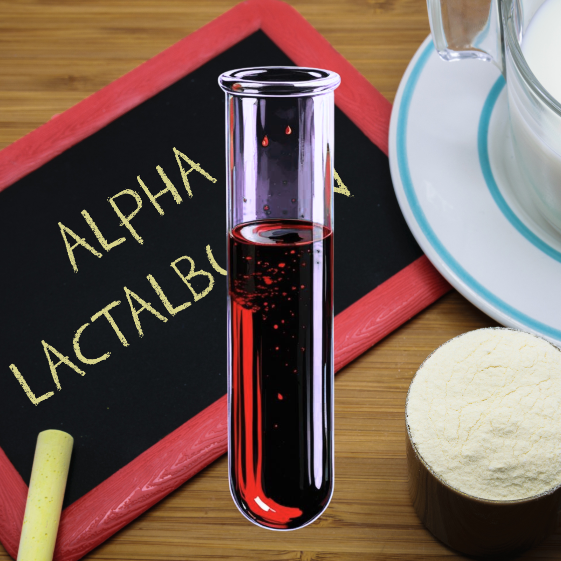 Allergy to alpha-lactalbumin (cow's milk whey protein)